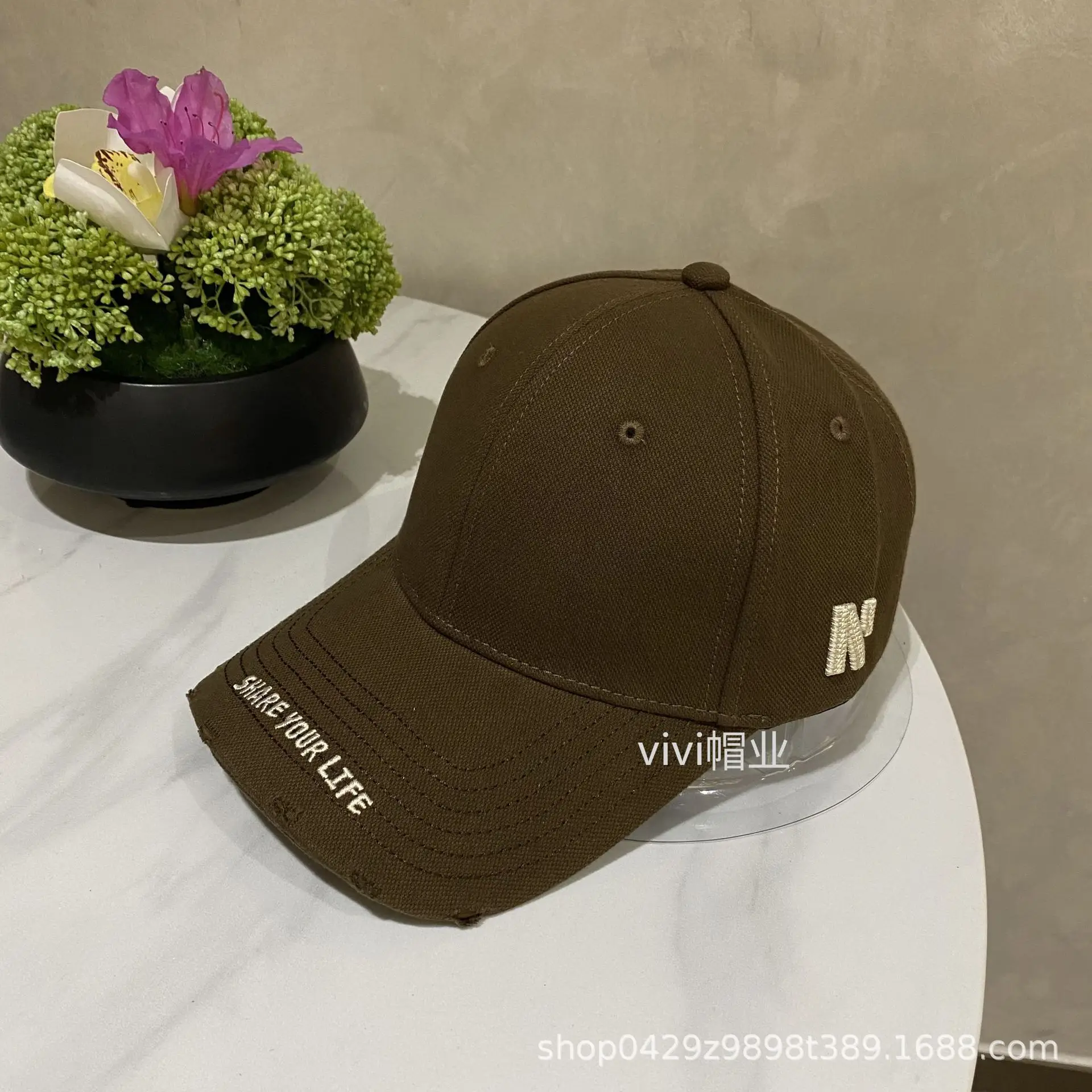 Korean Letter Embroidered Baseball Caps Women's Fashion - Image 6