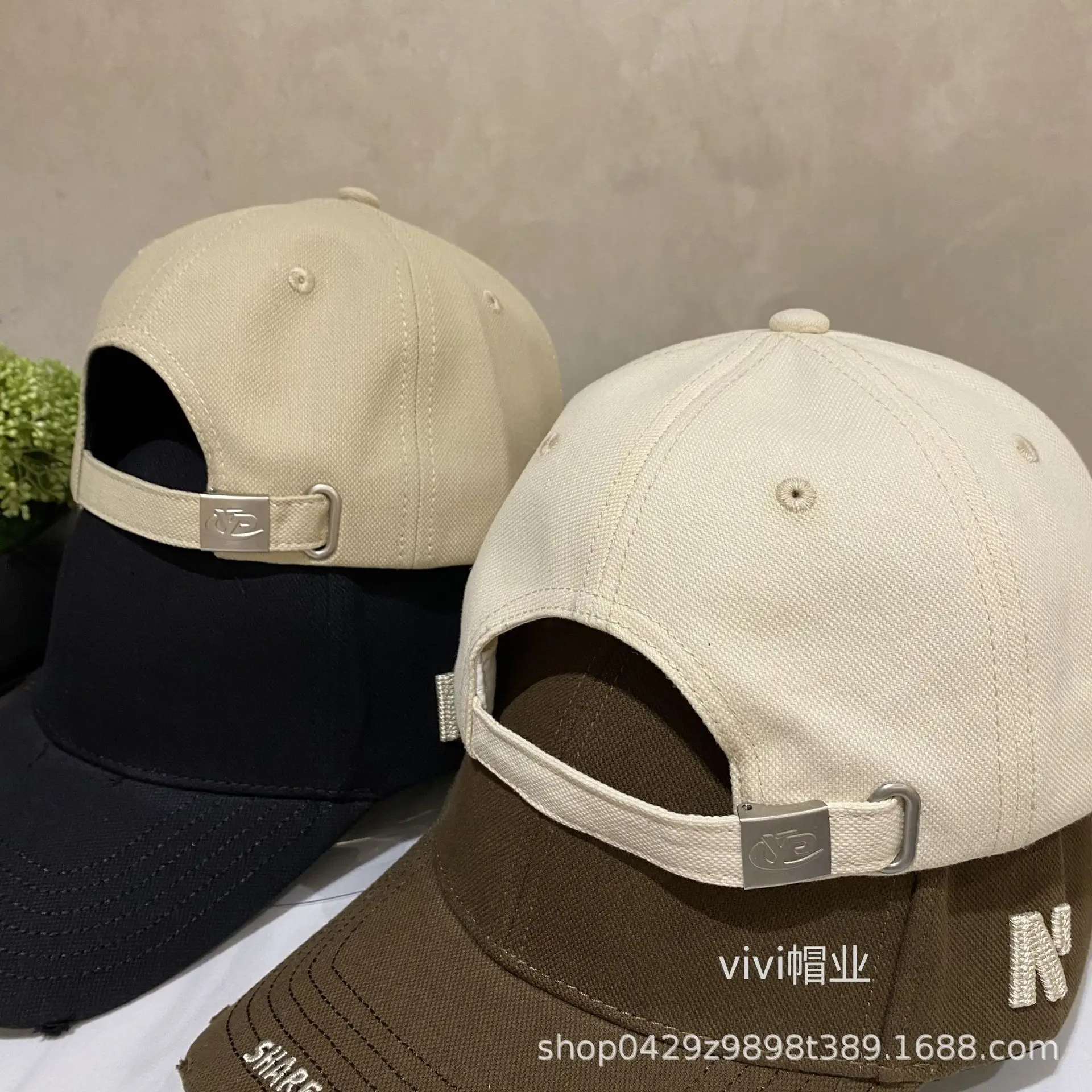 Korean Letter Embroidered Baseball Caps Women's Fashion — feature 5