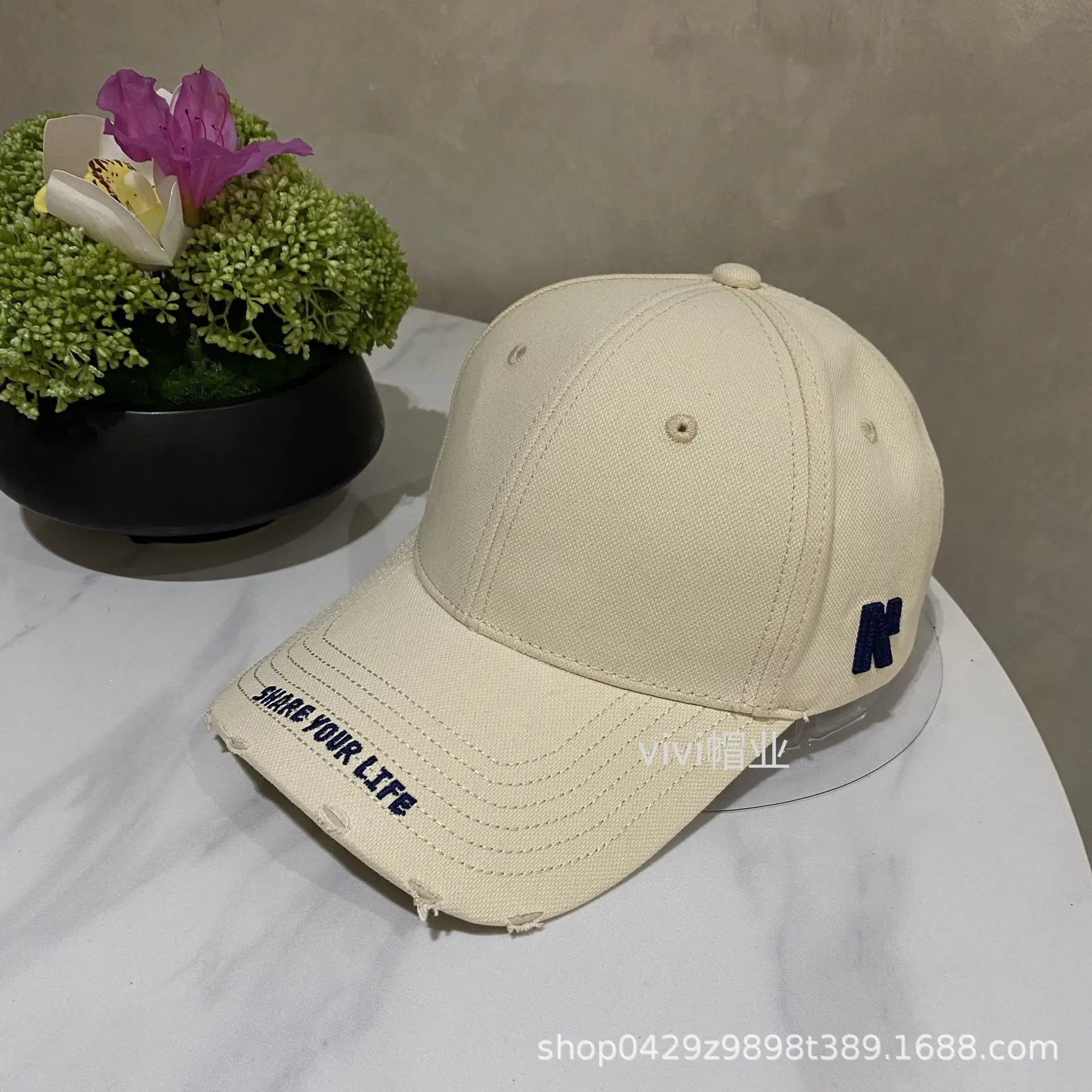 Korean Letter Embroidered Baseball Caps Women's Fashion - Image 2
