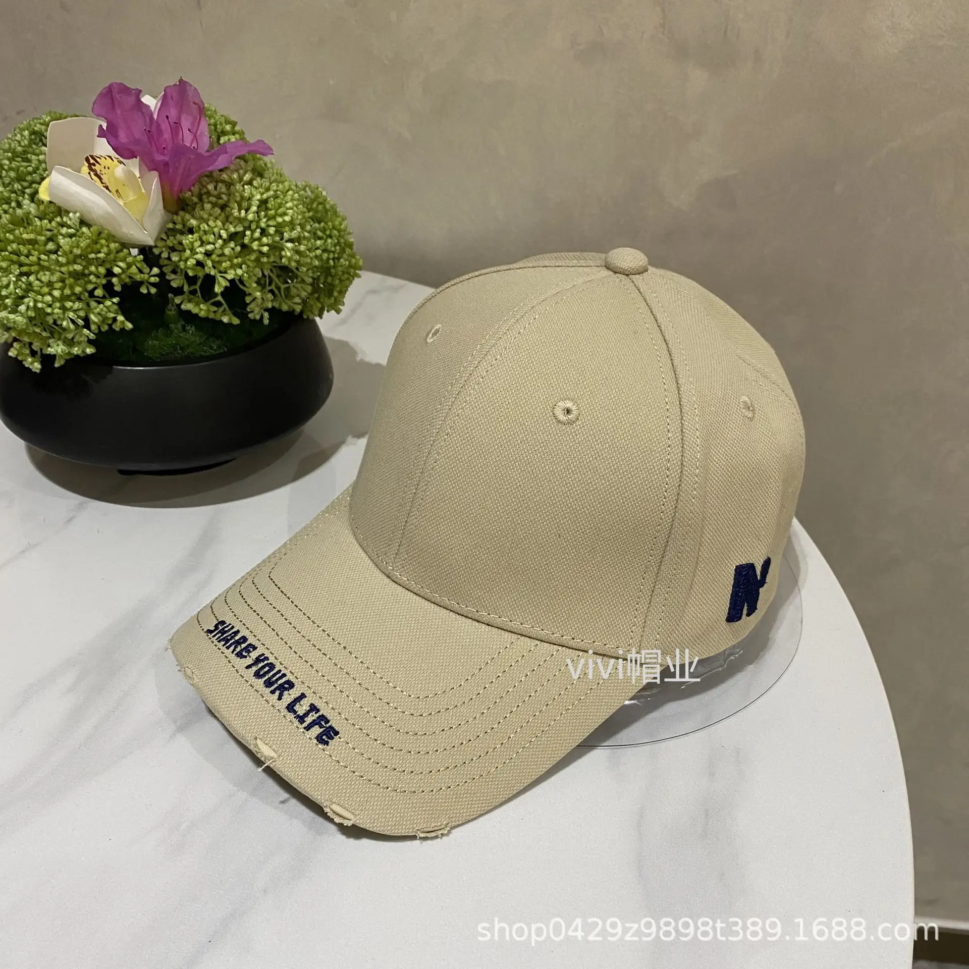 Korean Letter Embroidered Baseball Caps Women's Fashion - Image 3
