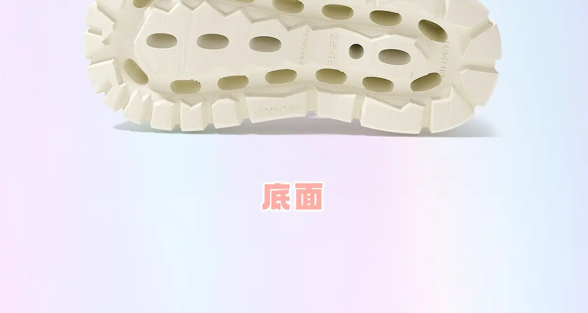 White Non-Slip Hole Earrings Slippers for Women — feature 21