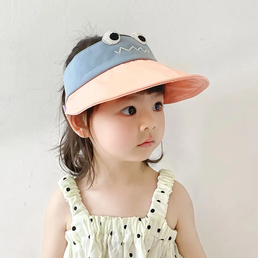 Blue Duck Tongue Sunscreen Hat for Baby Boys Girls Large Bristle - Image 7
