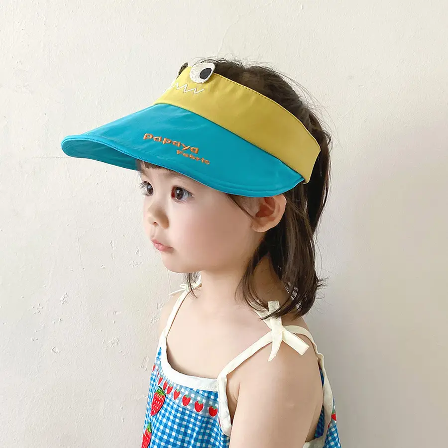 Blue Duck Tongue Sunscreen Hat for Baby Boys Girls Large Bristle - Image 8