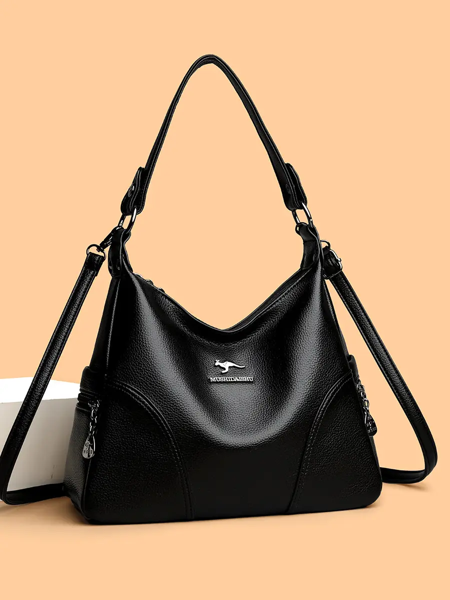 Brown Leather Crossbody Bag for Women - Image 5