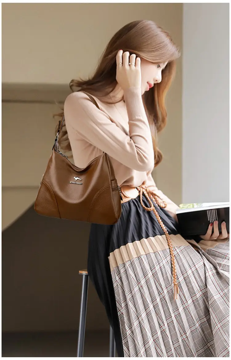 Brown Leather Crossbody Bag for Women — feature 13