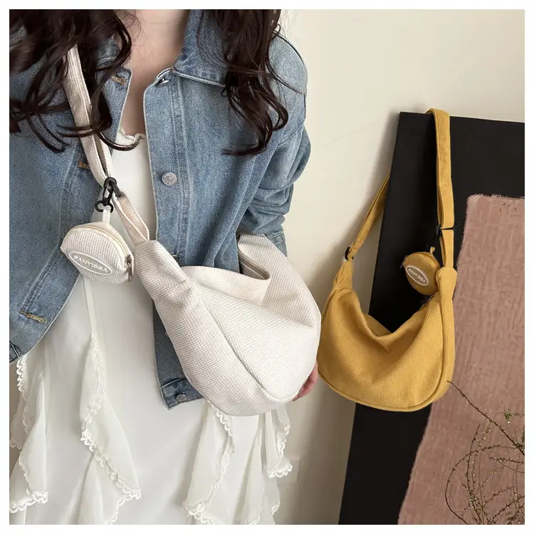 Blue Corduroy Women's Shoulder Bag 2025 — feature 20