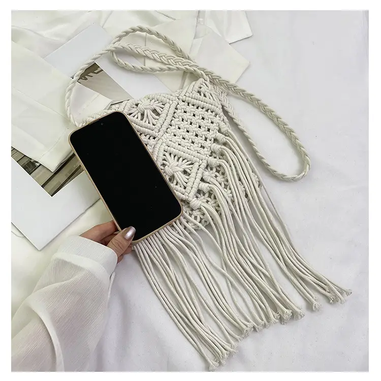 Pink Handmade Tassel Bag for Women — feature 23