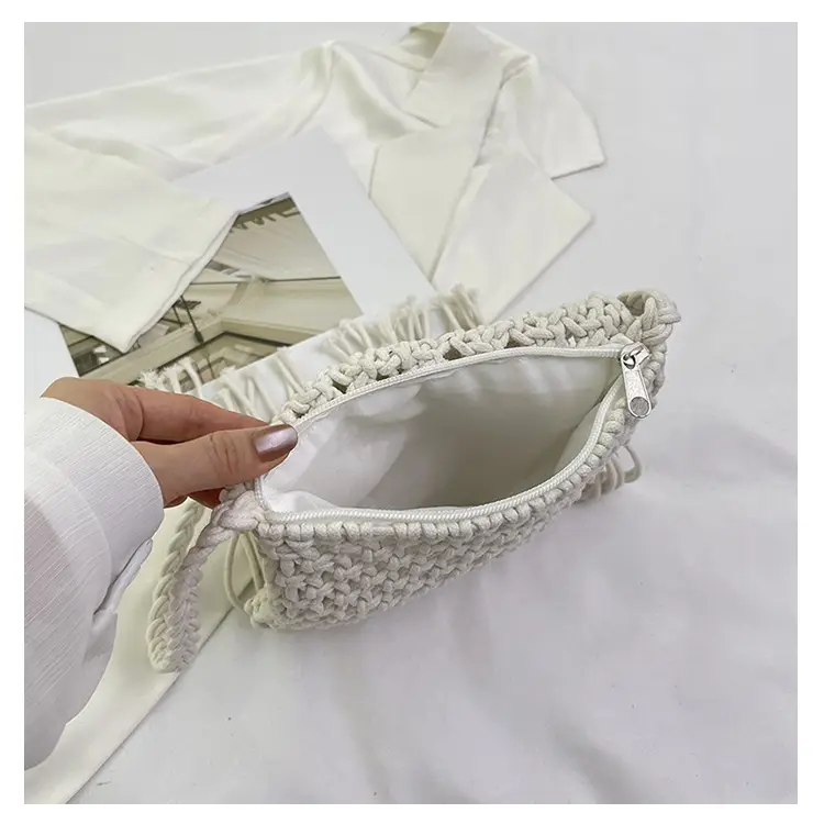 Pink Handmade Tassel Bag for Women — feature 27