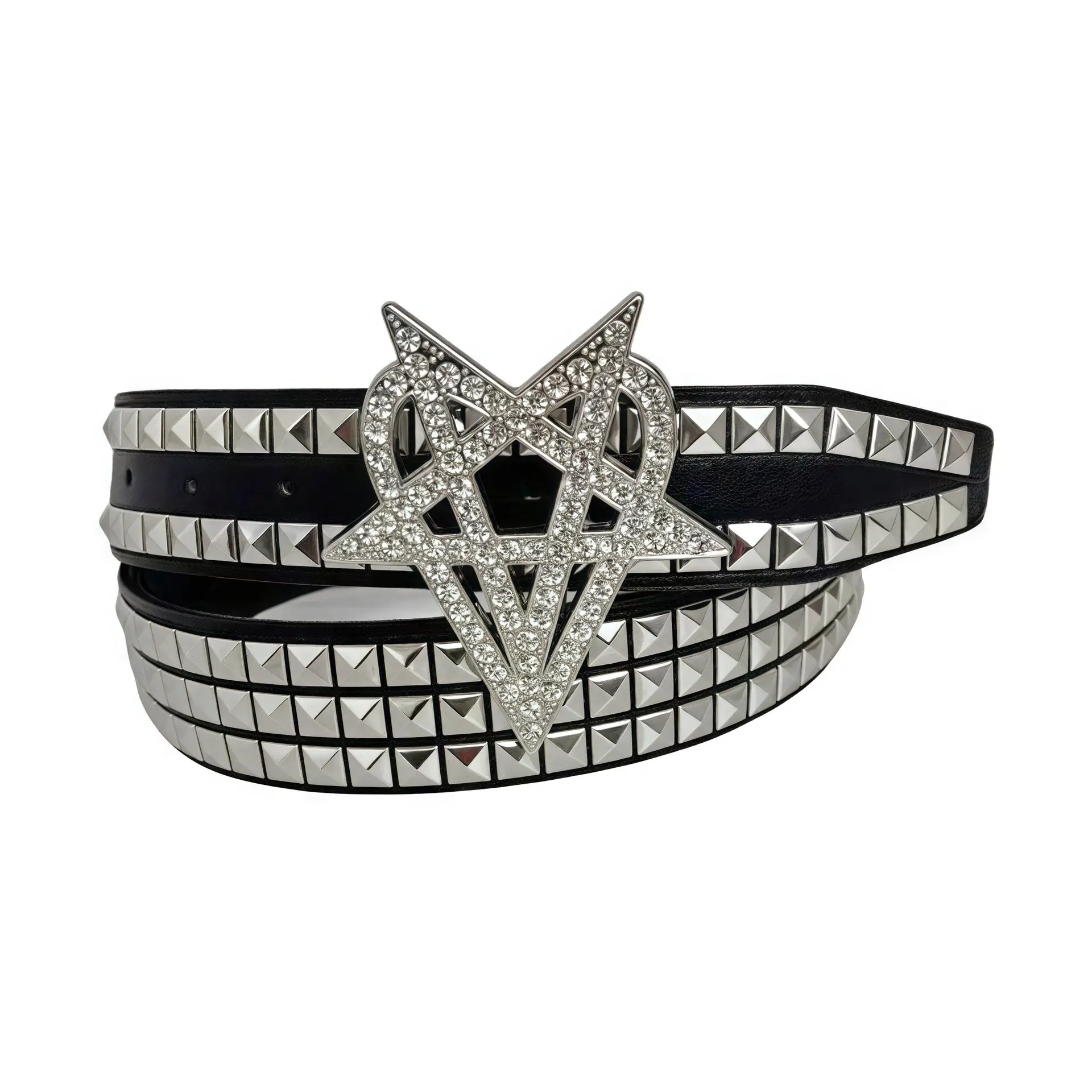 New Y2K Rivet Punk Wide Belt for Hot Girl Fashion — feature 23
