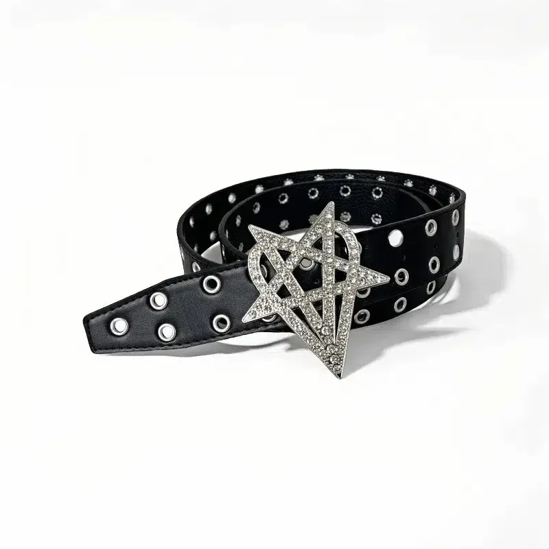 New Y2K Rivet Punk Wide Belt for Hot Girl Fashion — feature 24