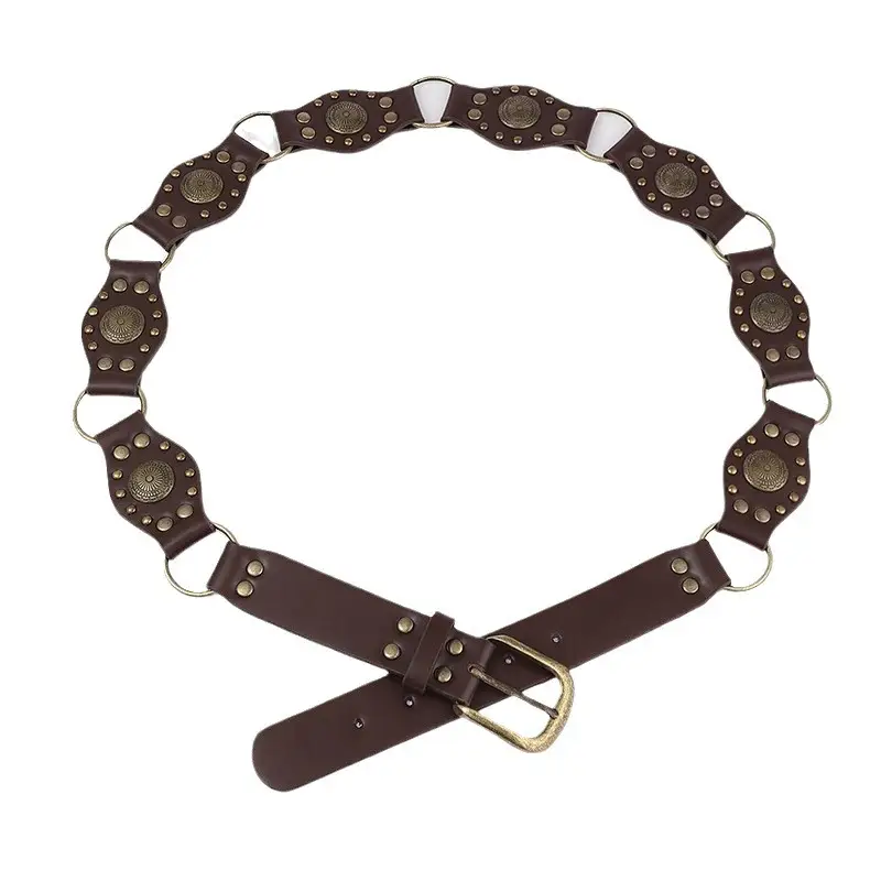 New Y2K Rivet Punk Wide Belt for Hot Girl Fashion — feature 7