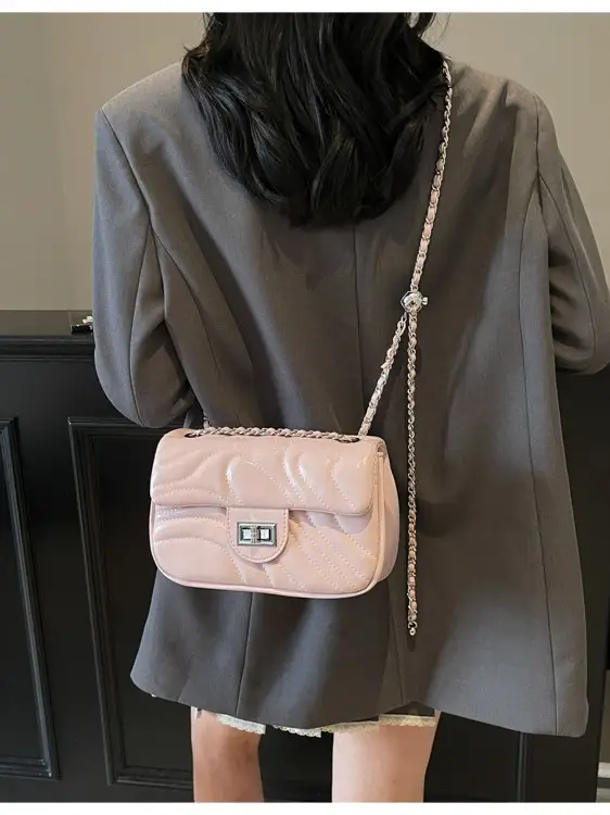 Black Chain Crossbody Bag Korean Style 2026 - Image 7