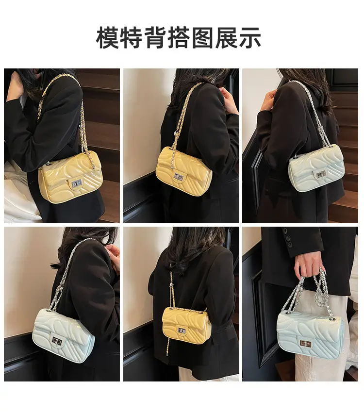 Black Chain Crossbody Bag Korean Style 2026 — feature 7