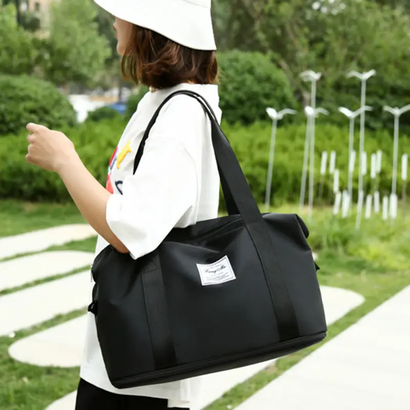Custom Printed Logo Travel Bag Large Capacity Outdoor Travel Bag Luggage Bag Satchel Shoulder Bag Fitness Bag - Image 10