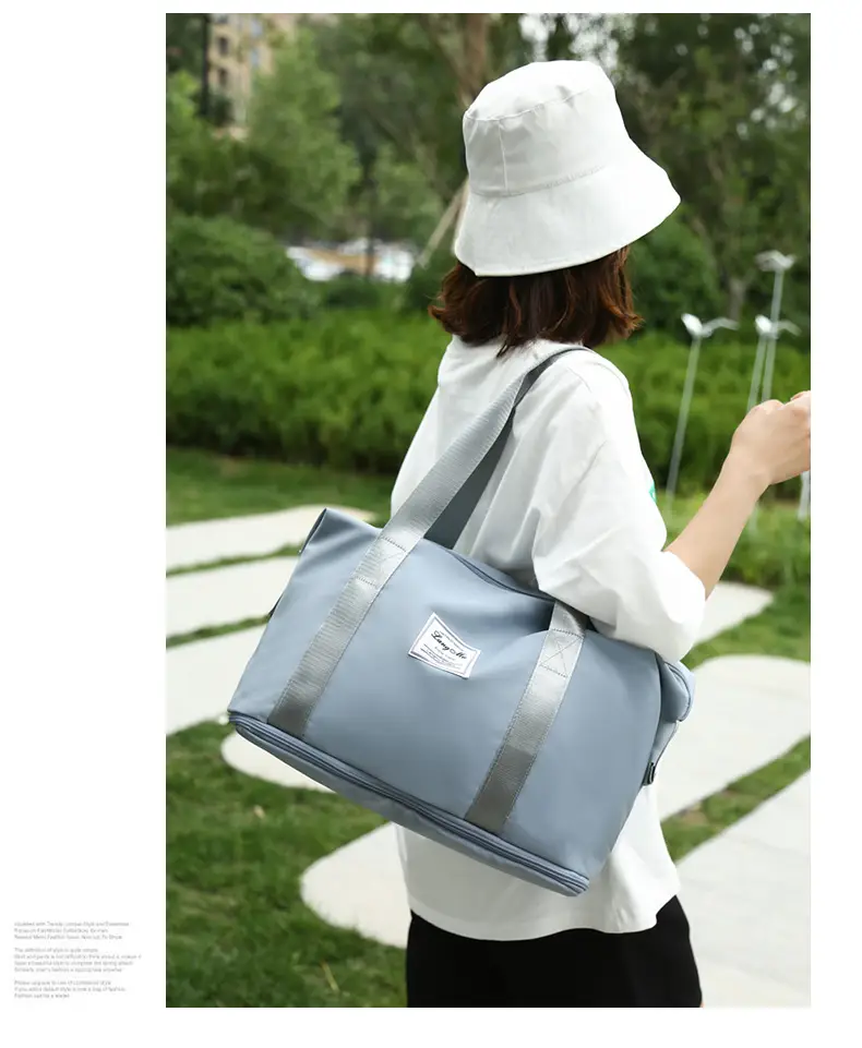 Custom Printed Logo Travel Bag Large Capacity Outdoor Travel Bag Luggage Bag Satchel Shoulder Bag Fitness Bag — feature 27