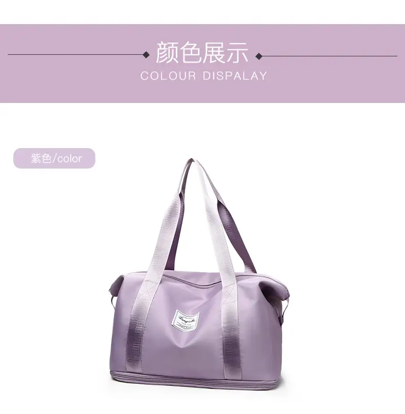 Custom Printed Logo Travel Bag Large Capacity Outdoor Travel Bag Luggage Bag Satchel Shoulder Bag Fitness Bag — feature 31