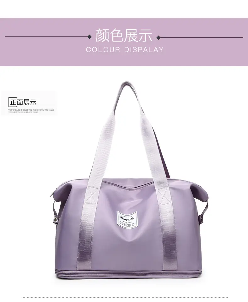 Custom Printed Logo Travel Bag Large Capacity Outdoor Travel Bag Luggage Bag Satchel Shoulder Bag Fitness Bag — feature 38