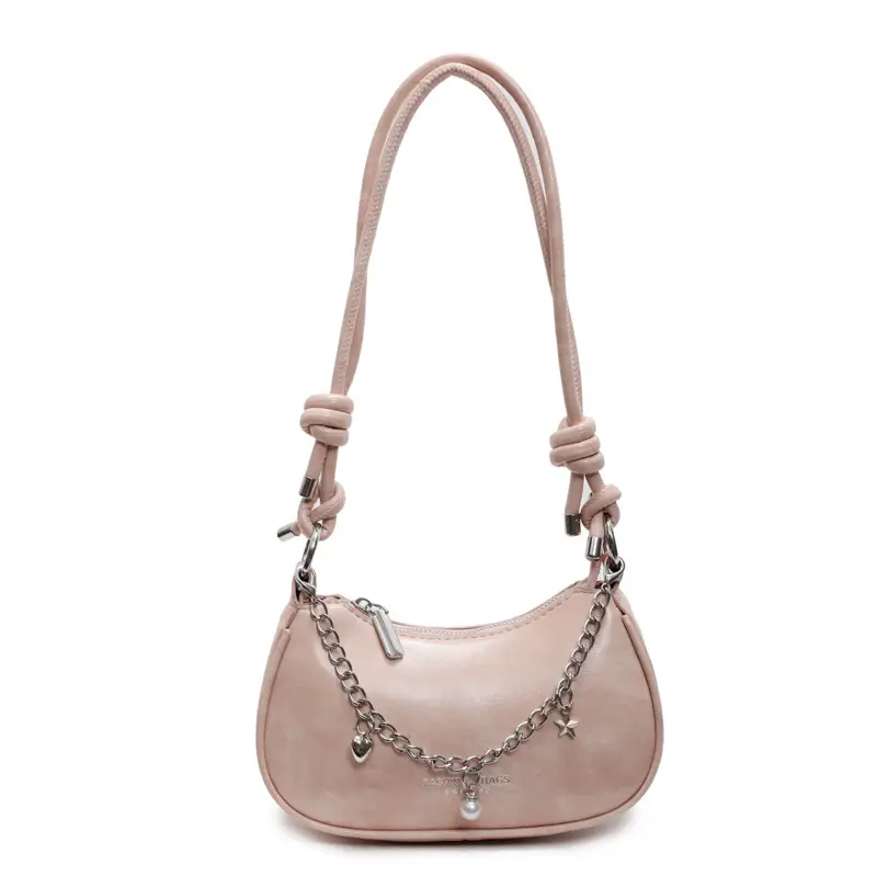 Elegant Yellow Chain Shoulder Bag for Women - Image 9