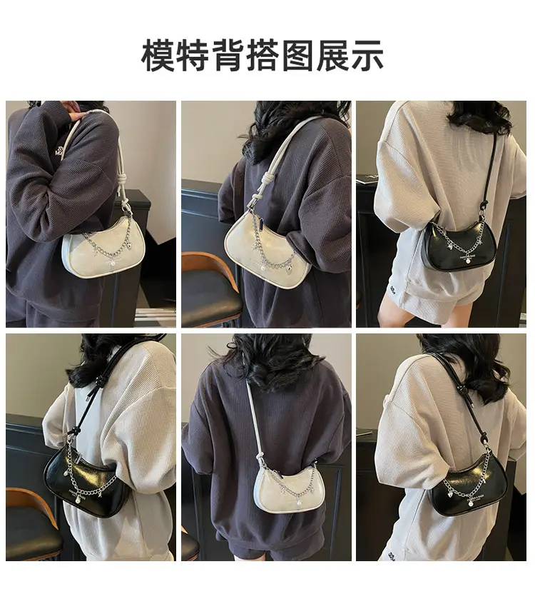 Elegant Yellow Chain Shoulder Bag for Women — feature 10