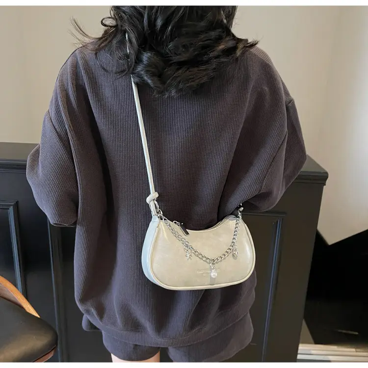 Elegant Yellow Chain Shoulder Bag for Women — feature 14