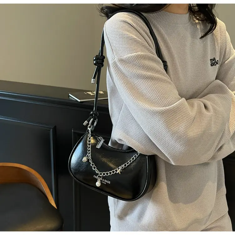 Elegant Yellow Chain Shoulder Bag for Women — feature 15