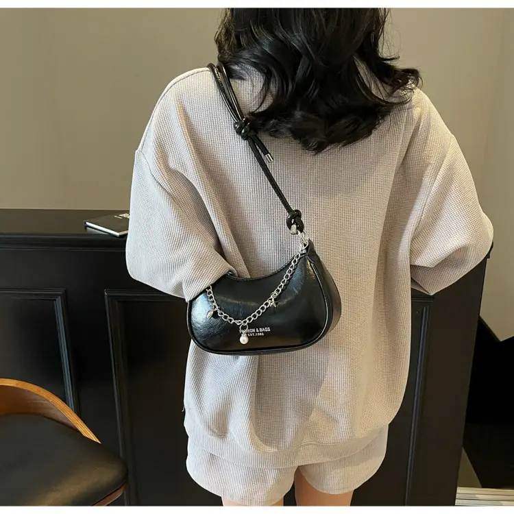 Elegant Yellow Chain Shoulder Bag for Women — feature 17