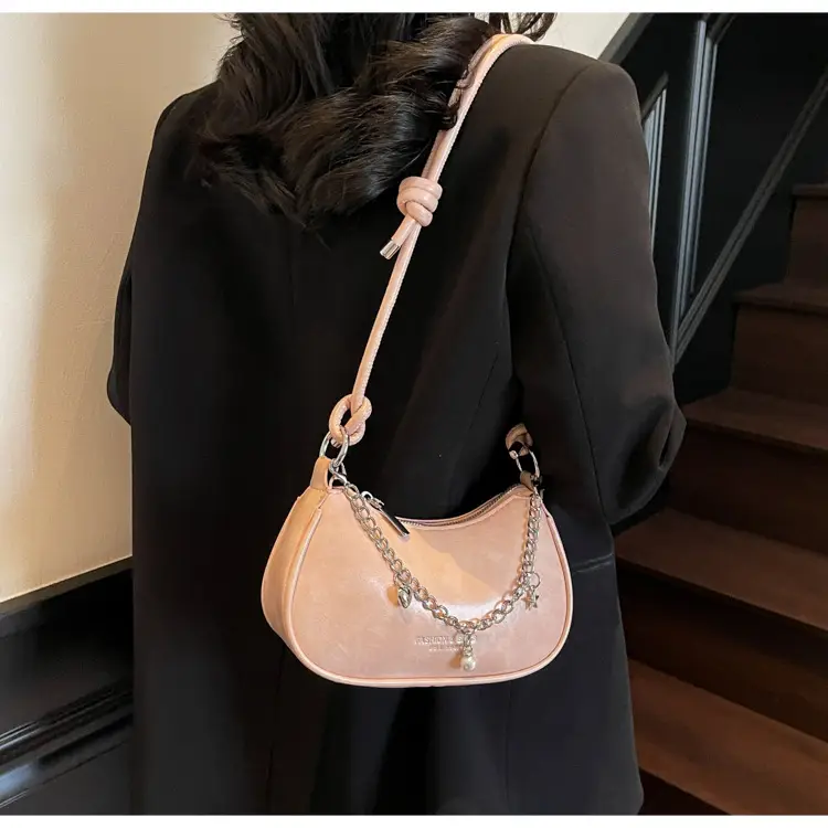 Elegant Yellow Chain Shoulder Bag for Women — feature 20