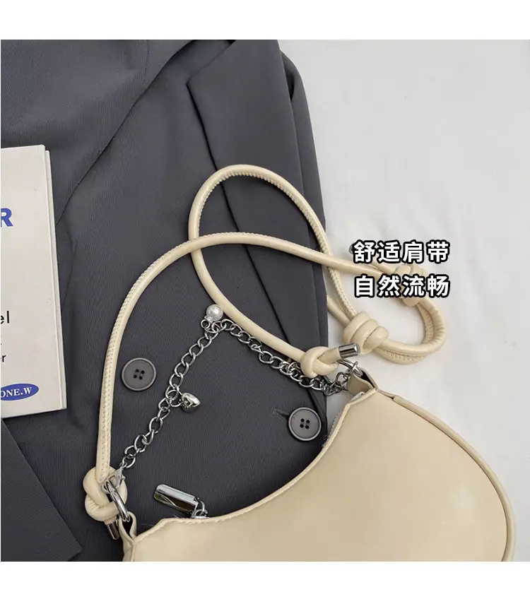 Elegant Yellow Chain Shoulder Bag for Women — feature 5