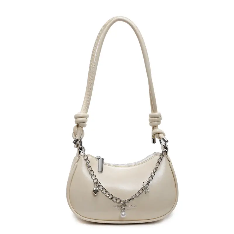 Elegant Yellow Chain Shoulder Bag for Women - Image 4