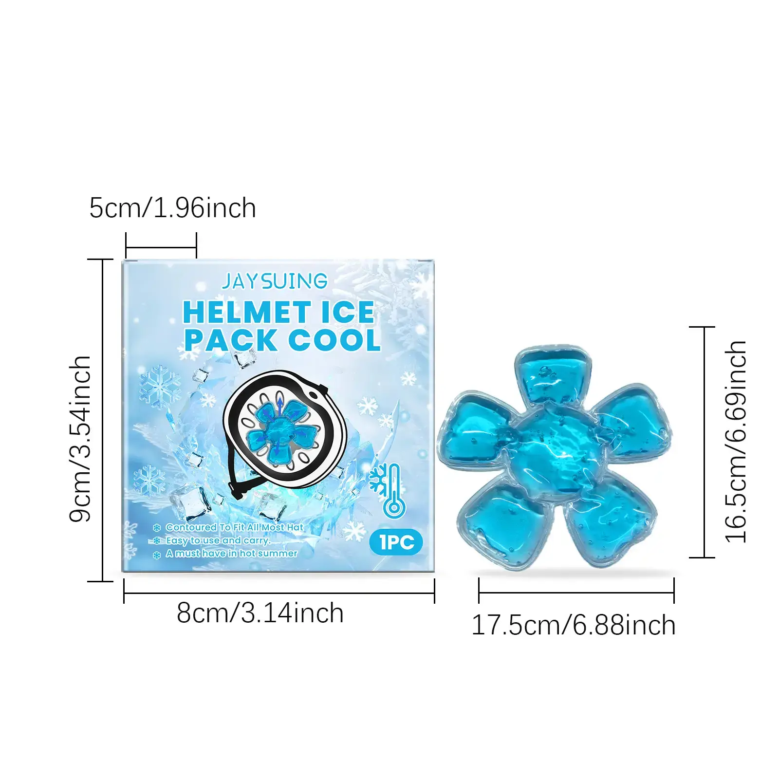 Head Ice Pack for Summer Cooling Gel Cap — feature 4