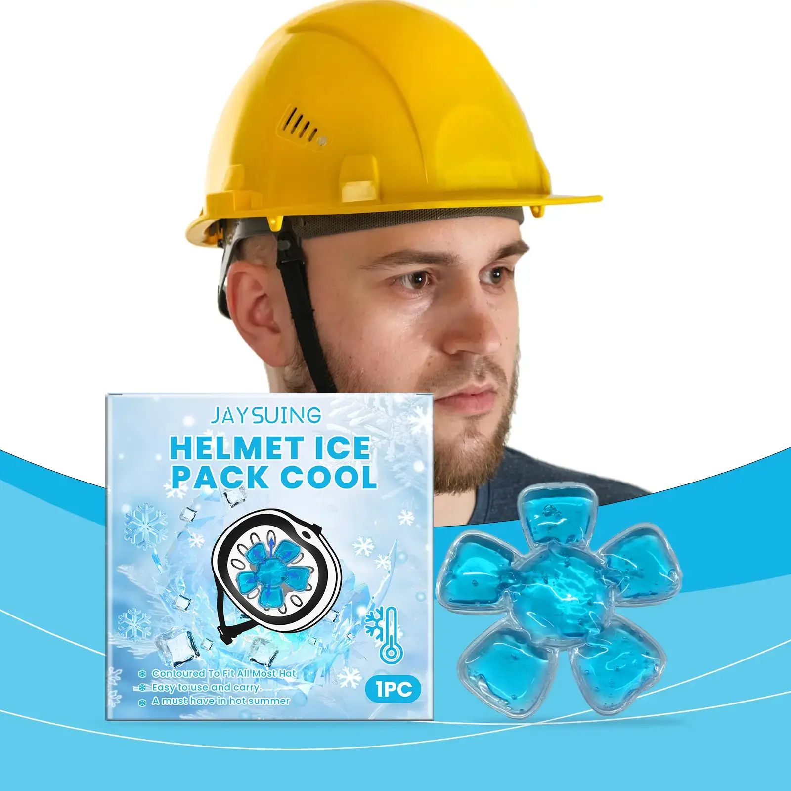 Head Ice Pack for Summer Cooling Gel Cap — feature 5