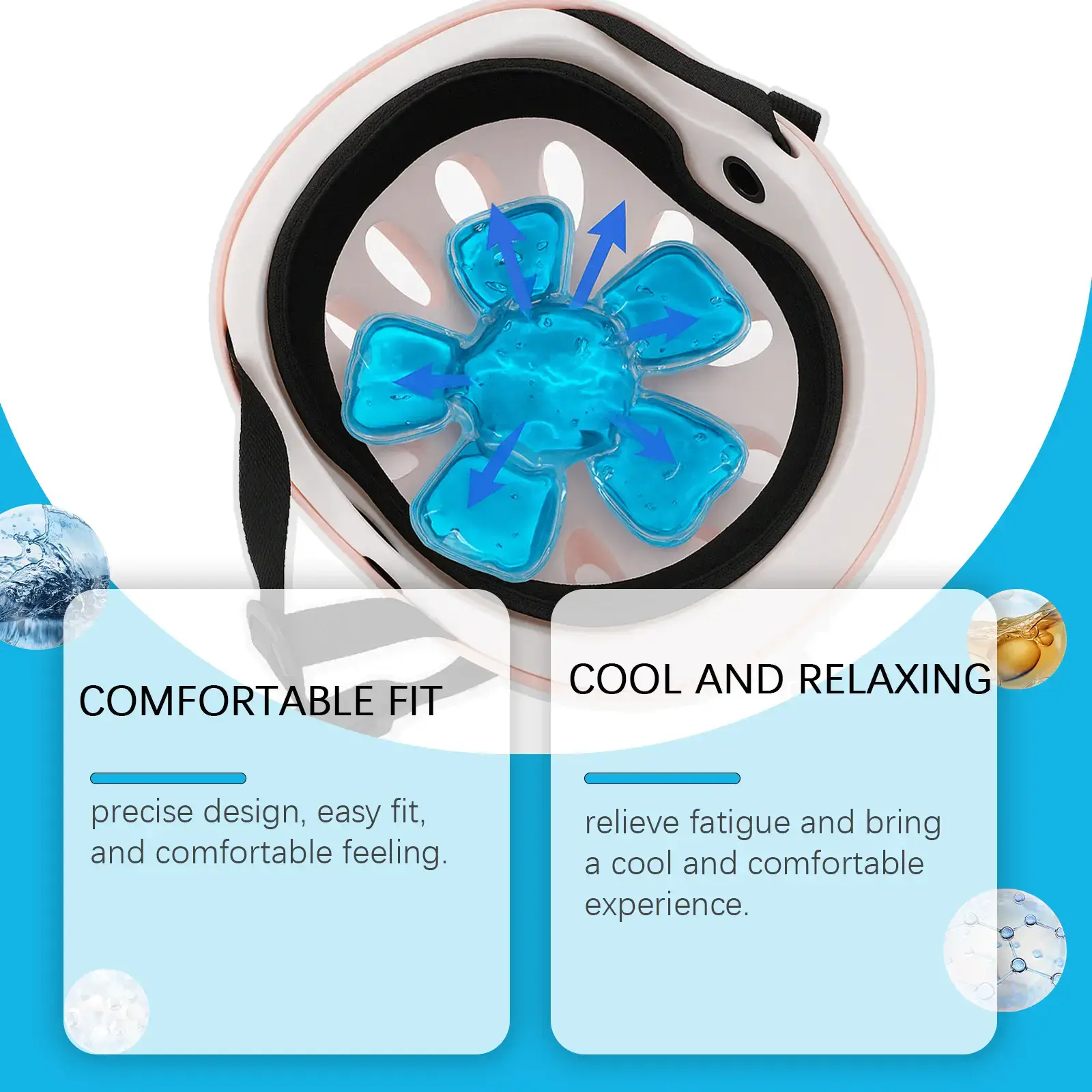 Head Ice Pack for Summer Cooling Gel Cap — feature 8