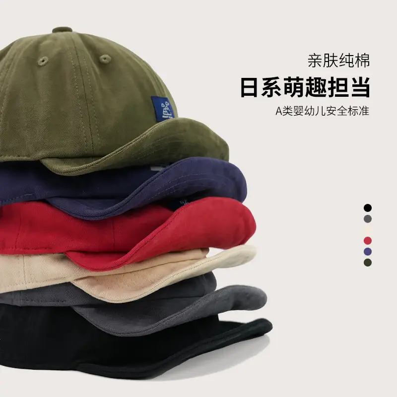 Japanese Style Kids Green Peaked Cap Sun Hat - Image 8