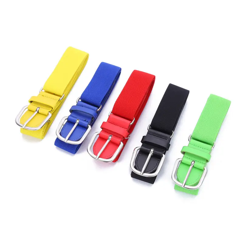 Pink Elastic Baseball Belt for Youth & Students