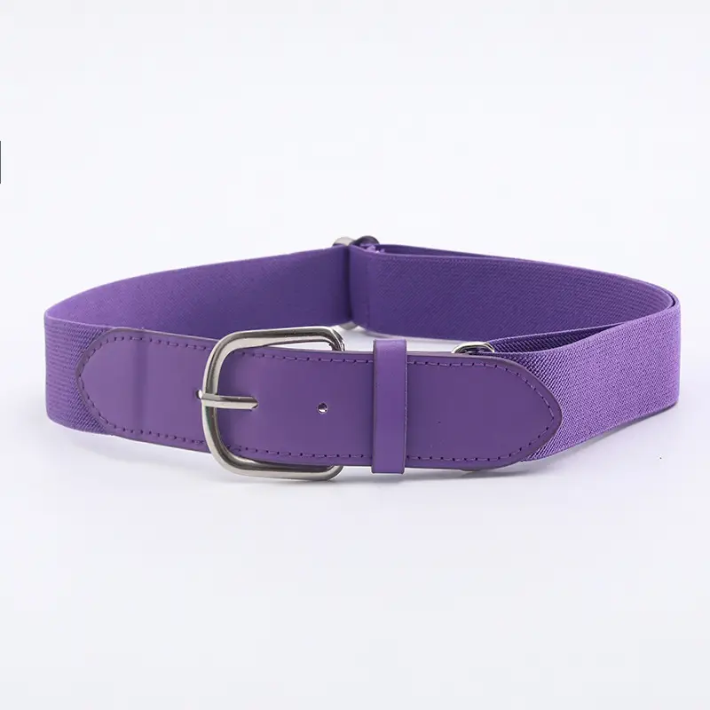 Pink Elastic Baseball Belt for Youth & Students