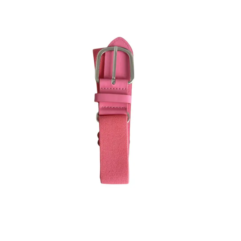 Pink Elastic Baseball Belt for Youth & Students