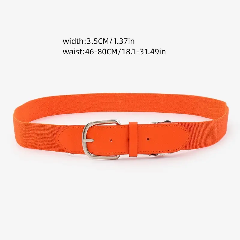 Pink Elastic Baseball Belt for Youth & Students