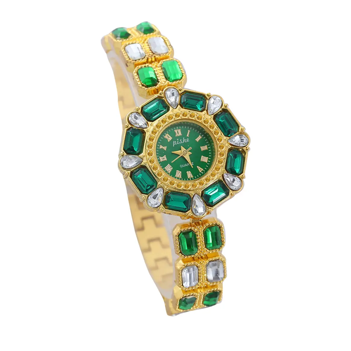 Red Gemstone Women's Cross-border Quartz Watch - Image 15