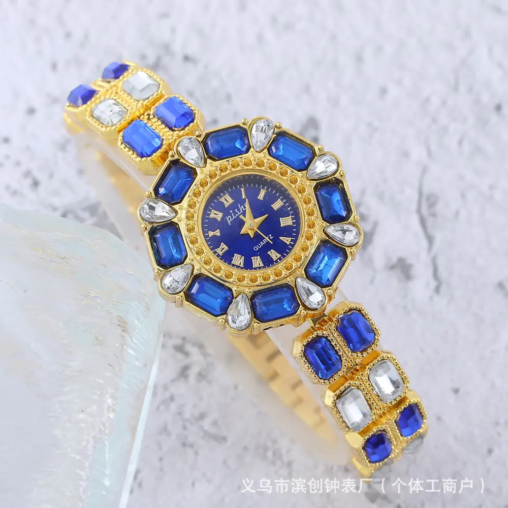 Red Gemstone Women's Cross-border Quartz Watch - Image 7