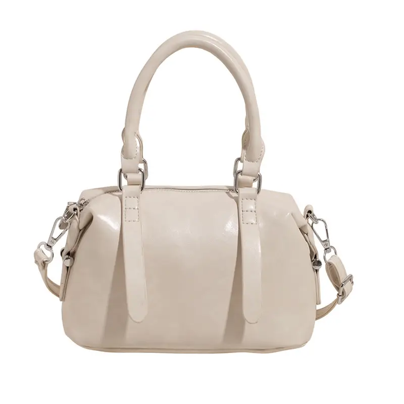 Light Blue Leather Handbag for Women 2026