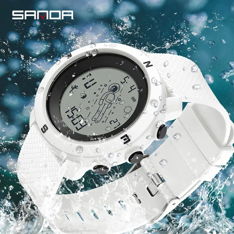 Astronaut Digital Watch Blue Sport Waterproof - Image 6