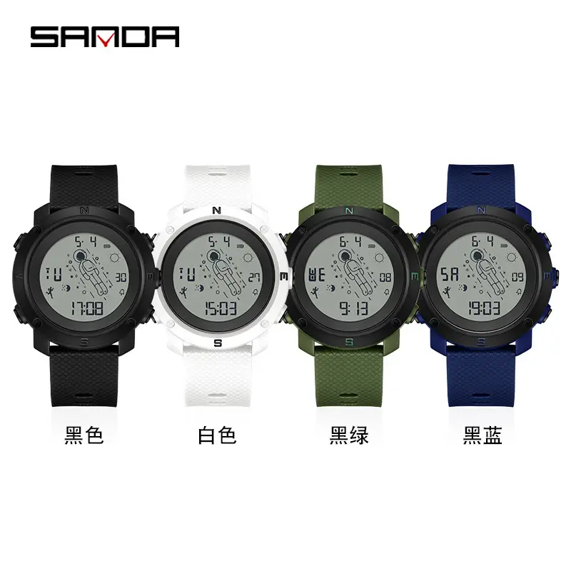 Astronaut Digital Watch Blue Sport Waterproof - Image 8