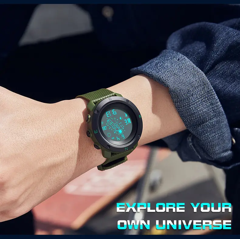 Astronaut Digital Watch Blue Sport Waterproof — feature 14