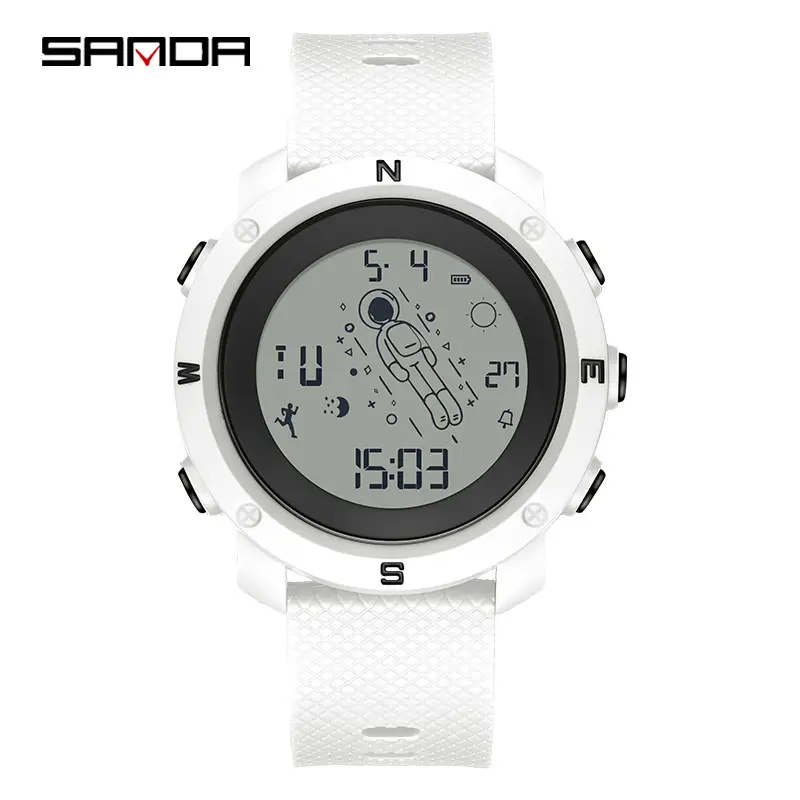 Astronaut Digital Watch Blue Sport Waterproof - Image 4