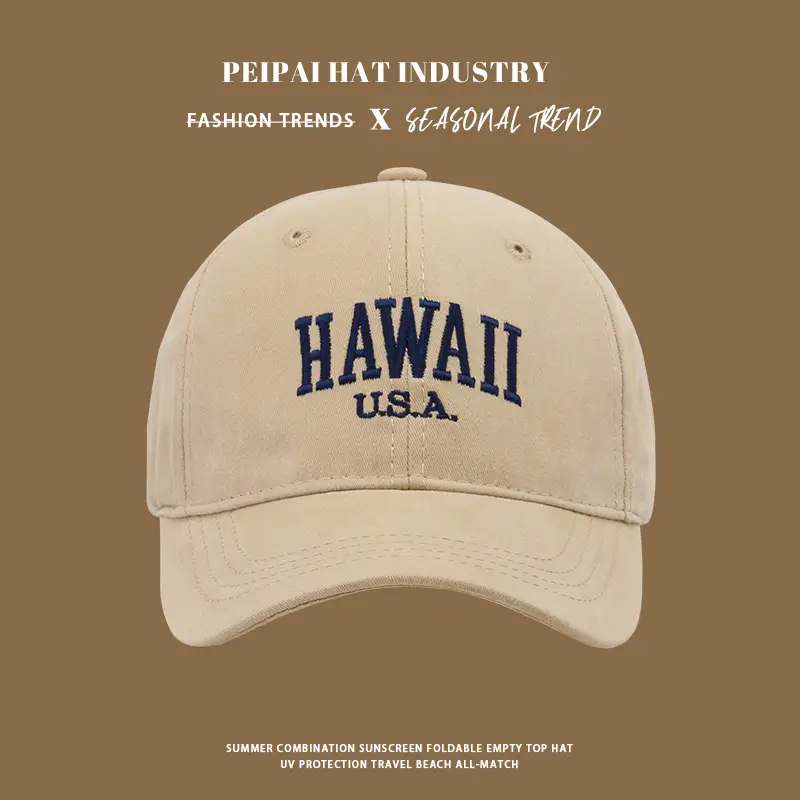 Hawaii USA Sunscreen Cap Women Blue — feature 10