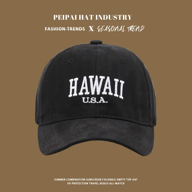 Hawaii USA Sunscreen Cap Women Blue — feature 11