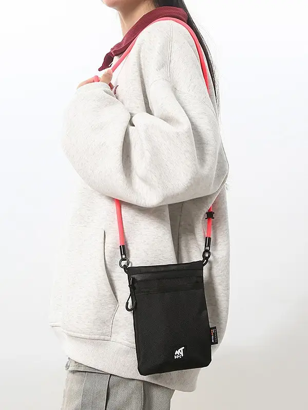 Small Black Satchel Crossbody Bag for Men