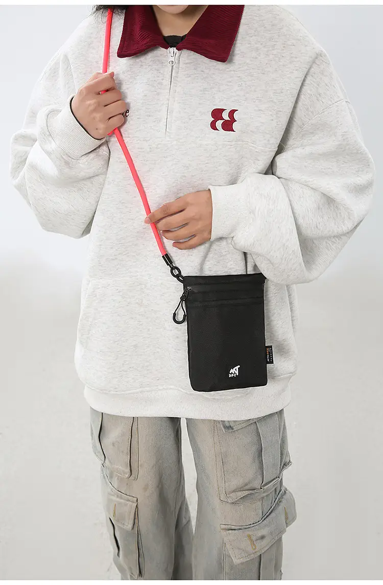 Small Black Satchel Crossbody Bag for Men — feature 17