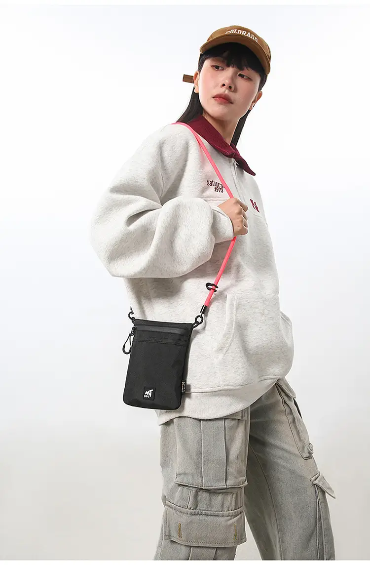 Small Black Satchel Crossbody Bag for Men — feature 19