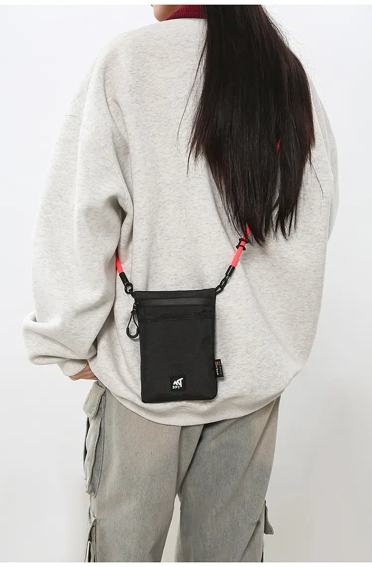 Small Black Satchel Crossbody Bag for Men — feature 20